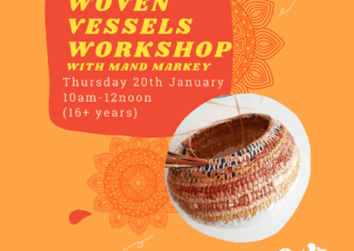 Hand Woven Vessels Workshop with Mand Markey Thursday 20th January 2022