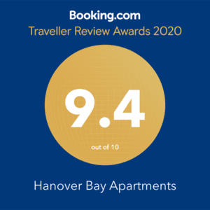 Booking.com Traveller Review Awards 2020 (9.4/10)